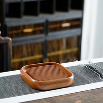 German bakelite tea tray home dry brewing table modern simple kung fu tea set tray small tea table plate solid wood tea sea