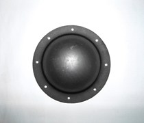 Soldier hit Roman Viking shield center steel cap shield cap DIY special (black gray 6 holes)