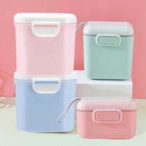 2021 maternal and infant products baby milk powder box out large capacity milk powder storage box baby convenient milk powder grid