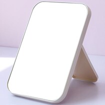 Desktop Rectangular Tabletop Mirror Student Female High Definition Cosmetic Mirror Subportable Dresser Folding Minima Cosmetic Mirror