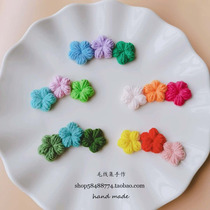 Finished diy hand-made crochet brooch brooch hairy clothes embroidery decoration accessories