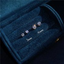 T Bling Bling USA imports 14K bag gold inlaid zircon shiny small earnail minimal extremely show gas
