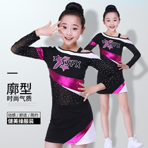 Custom childrens aerobics La La exercises out competitive rhythmic gymnastics cheerleaders Student sports clothing men and women