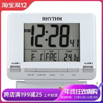 Japan Lisheng bedroom smart dual alarm multi-function LED luminous date temperature electronic alarm clock LCT075
