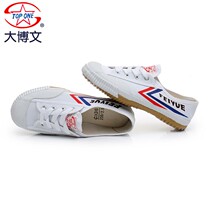 Shanghai Feiyue Dabo Wen Shaolin Soul Martial Arts Shoes Children's Training Shoes Taekwondo Sports Examination Training White Shoes