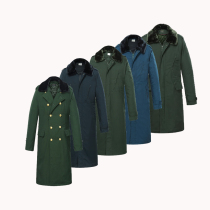 Winter clothes coat cotton padded mens thickened new warm cold area cold cold and cold cotton coat warm plus velvet long green