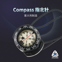AKUANA Compass luminous diving finger North needle belt buckle not card pointer outdoor rescue navigation