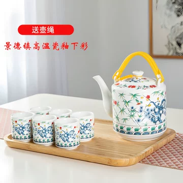 13代藪內流 青青斋竹中绍智 茶掛け　墨竹图 宜雨宜风 共箱有 青竹纹陶瓷茶壶-青竹纹陶瓷茶壶促销价格、青竹纹陶瓷茶壶品牌- 淘宝