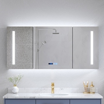  Smart mirror cabinet Bathroom cabinet Wall-mounted with light storage separate toilet Dressing toilet Toilet in addition to anti-fog