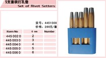 Original German Westin 5 pieces set of perforated chisel 4451000 steel chisel flat head round steel chisel