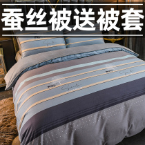 Authentic silk quilt 100 silk winter quilt cotton padded quilt core 8kg double spring and autumn quilt summer quilt single