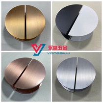 Simple semi-circular tempered glass door handle custom solid wood door handle black hotel facade handle modern