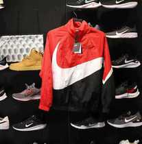 Mens Spring and Autumn New woven coat Sports Leisure stand collar big hook windbreaker ar3133