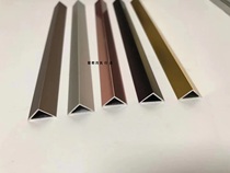 Corner wiring beautification counter threading aluminum alloy triangle wire pipe threading slot