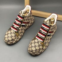 European Station Little Bee High Help Shoes Mens casual thick bottom pine pastry shoes Nets heightening mens shoes Han version Foot Printed Board Shoes