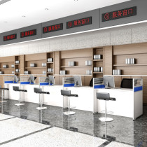 Front desk Reception desk Bar information desk Screen Front desk table Simple modern cashier Open bar table counter
