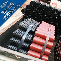 Roller conveyor belt roller conveyor iron roller buffer side rolling roller groove roller group accessories dust-proof water