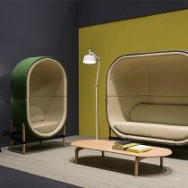 Modern minimalist glass fiber reinforced plastic capsule egg-shaped back chair privacy modeling semicircular casual high-back chair sales office chair