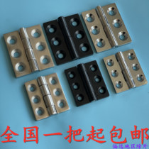 Haitan heavy-duty hinge CL233-1-2 hinge iron cabinet door hinge 6-hole equipment hinge Mechanical hinge