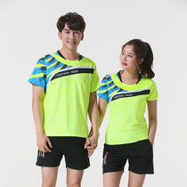 Summer new table tennis uniforms mens and womens suits quick-dry sports competition training uniforms round neck short-sleeved badminton uniforms
