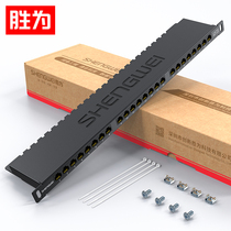 Shengfor Super Class 5 Distribution Frame 24 Port Engineering Grade 30U Gold-plated Interface 0 5U Rack NDF-524G
