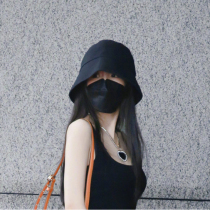 Yang Mi same fisherman hat female autumn sunscreen hat big head hat children spring and autumn bucket hat sun hat winter Girl