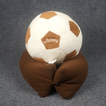 Cartoon Plush Football Deformed Neck Pillow Creative Gift