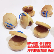 Orff childrens percussion instrument music teaching aids original wooden round soundboard three sentences and a half dances