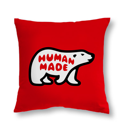 Tidal pillow Human Made polar bear red pillow pillow sofa pillow home fashion day tide pillow