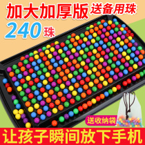 Childrens puzzle Thinking training Concentration toy Xiaoxiaole Board Parent-child interactive two-player battle table game