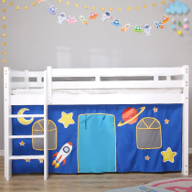 New childrens upper and lower bed mantle high and low bed drape childrens bed curtain childrens bed game bed