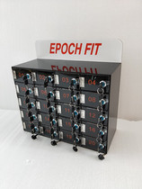 20-cell plexiglass blue acrylic box factory custom storage cabinet mobile phone box cabinet mobile phone storage