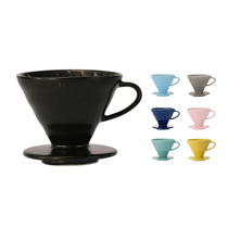(Flagship Store)HARIO hand-brewed coffee filter Cup V60 drip ceramic drip filter cup color limited VDC
