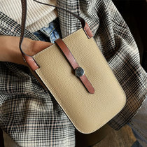 Handmade leather goods this years popular mobile phone bag version 2021 womens autumn and winter diagonal bag drawing small bag pattern SLG-80