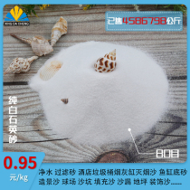 80 mesh fine white sand quartz sand landscape sand pit filling stone rice trash can decoration sand smoke sand children sand powder