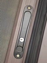 Hidden casement doors and windows with key handle push-pull window short flat transmission handle King Kong mesh screen window handle lock