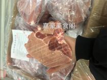 Fresh frozen large row slices of pig large row ribs large row surface whole box 20kg net weight 19kg Jiangsu Zhejiang Shanghai and Anhui