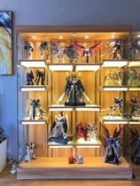 Hand-made display cabinet wooden solid wood custom animation model placement glass cabinet Trophy toy Lego display cabinet