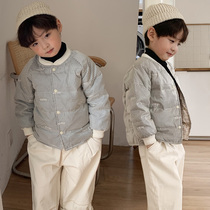 Anti-season childrens down jacket light white duck down liner boys and girls baby wear warm children autumn and winter
