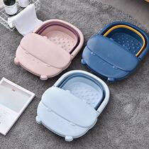 Foldable children Bubble foot bucket Home Bubble-footed tub Plastic washing feet Foot Bath Bucket Dormitory Bubble-footed Divine Divine Instrumental Folding Bucket