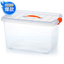 (Broken replacement) transparent storage box box finishing box plastic box with lid size portable storage box