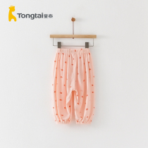 Child Tai Summer November -4 years old baby male and female baby clothes home comfortable tightness waist growth pants