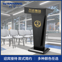Restaurant Welcome desk Reception desk Lecture desk Simple modern store guide table Shopping guide table Lecture table Lectern customization
