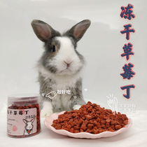 Rabbit Snacks Freeze-dried Strawberry Drycat Dutch Pig Strawberry Ded Pet Rabbit Fruit Dried Hamster Supplement vc Strawberry