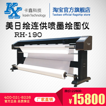 American and Japanese painting continuous inkjet plotter dual jet inkjet printer RH-190 clothing plotter