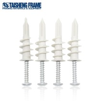 Spiral expansion screw Curtain drywall expansion tube Spiral screw-in drywall expansion plug