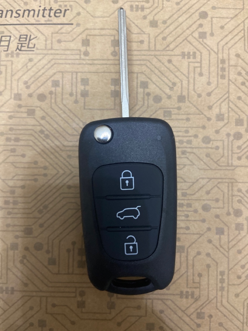 Kia K5 K2 Smart Run 3-key remote folding shell