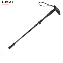 (German LEKI) Outdoor carbon fiber folding stick ELD Outer lock telescopic mountaineering scepter Legendary Folded Walking Stick