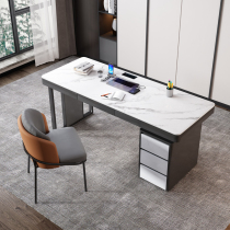 Italian minimalist desk Designer rock board book room Computer desk One-piece Jane modern bedroom writing desk Office desk