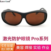 Laser protection glasses laser radiation protection and beauty defeaters welding engraving ultraviolet red and green blue infrared